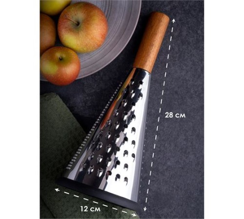 El Rendesi - Konik Tip Ergonomik 3 Taraflı Profesyonel 304 Paslanmaz Çelik