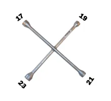 4&#39;lü Artı Bijon Anahtarı - Tek Anahtar ile 4 Farklı Jant Somunu Sökün!