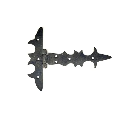 Antika Tarz Dekoratif Pirinç Kuyruklu Lale Menteşe - 147x193 mm, Oksit Antika Tarz Dekoratif Pirinç Kuyruklu Lale Menteşe - 147x193 mm, Oksit