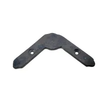 Antika Tarz Dekoratif Pirinç Dövme Gönye - Üst, 80x80mm, Oksit