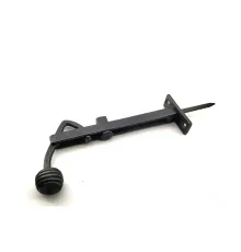 Antika Tarz Dekoratif Pirinç Ayarlı Panjur Stoperi - 150x55 mm, Oksit