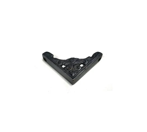 Antika Tarz Dekoratif Pirinç Köşe Süsü - 58x58 mm, Oksit