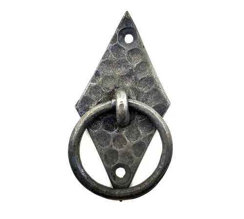 Antika Tarz Dekoratif Pirinç Dik Baklava Halka , Mobilya Kulbu - 82x41 mm, Oksit Antika Tarz Dekoratif Pirinç Dik Baklava Halka , Mobilya Kulbu - 82x41 mm, Oksit