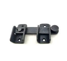 Antika Tarz Dekoratif Pirinç Kapı Mandalı - 57x115 mm, Oksit