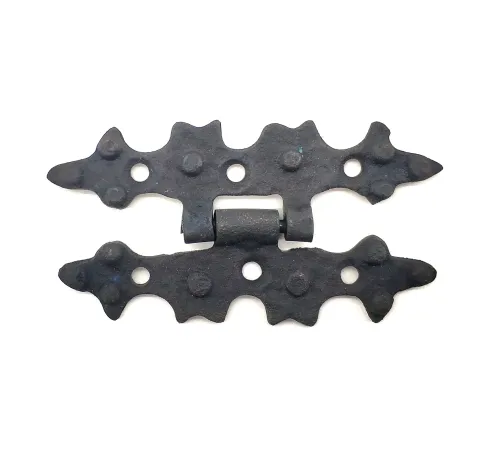 Antika Tarz Dekoratif Pirinç Yıldız Menteşe - 84x44 mm, Oksit Antika Tarz Dekoratif Pirinç Yıldız Menteşe - 84x44 mm, Oksit