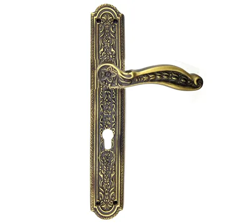 Antika Tarz Dekoratif Pirinç Ulu Model Desenli Oda Kapı Kolu - 354x57 mm, Antik Antika Tarz Dekoratif Pirinç Ulu Model Desenli Oda Kapı Kolu - 354x57 mm, Antik