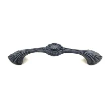 Antika Tarz Dekoratif Pirinç Göz Mobilya Kulbu - 21x127 mm, Oksit