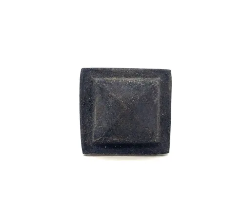 Antika Tarz Dekoratif Pirinç Flanşlı Piramit Kabara - 29 mm, Oksit Antika Tarz Dekoratif Pirinç Flanşlı Piramit Kabara - 29 mm, Oksit