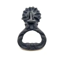 Antika Tarz Dekoratif Pirinç Kalp Sarkaç Mobilya Kulbu - 25 mm, Oksit