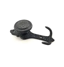 Antika Tarz Dekoratif Pirinç Portmanto Askı - 115x51 mm, Oksit