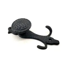 Antika Tarz Dekoratif Pirinç Portmanto Askı - 150x72 mm, Oksit