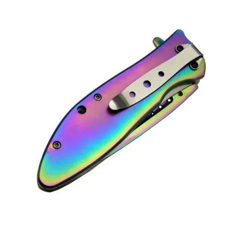 Benchmade DA76-1 Çakı Renkli Sedef 20 cm Manuel, Kemerlikli