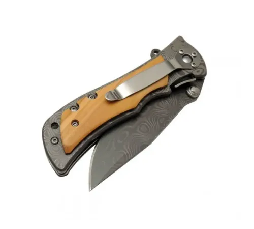 Browning 2-32 Damascus Çakı 20 cm Manuel, Kemerlikli