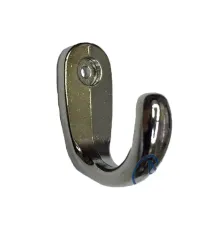 Büyük Tekli Fincan Askı, Dekor Askısı - Nikel, 12x23x30 mm