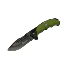 Columbia FST4008-B Oluklu Siyah Kamp Çakı 22 cm - Otomatik