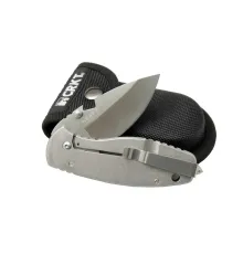 Crkt 3329 BK Heat Kamp Çakı 18cm - Metal Sap, Kılıflı, Açacaklı, Perçinli