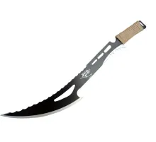 Dekoratif Azrail Kılıcı 70 cm, Hasır İp Saplı, Keskin Değildir