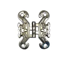 Dekoratif Sac Kelebek Menteşe - Küçük, Nikel, 100 Adet