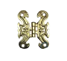 Dekoratif Sac Kelebek Menteşe - Küçük, Sarı, 1 Adet