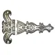 Dekoratif, Sac Tek Kuyruklu Menteşe - 69x102 mm, Büyük, Nikel, 1 Adet
