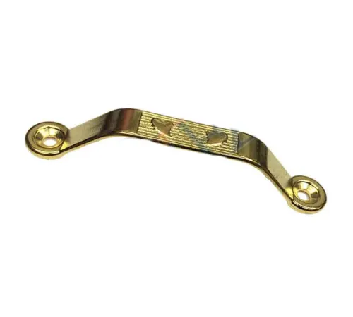 Dekoratif Zamak Kulp Dıştan - 64mm, Sarı, 1 Adet
