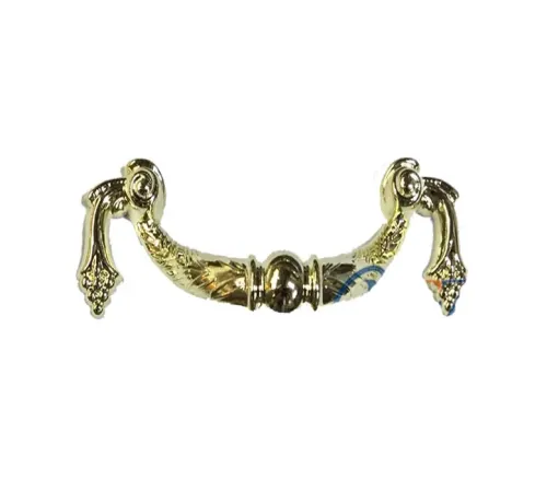 Dekoratif Zamak Üzümlü Kulp - 64mm, Sarı, 100 Adet Dekoratif Zamak Üzümlü Kulp - 64mm, Sarı, 100 Adet