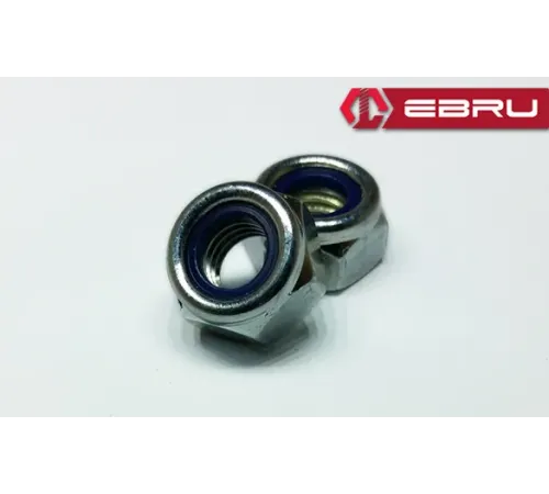 Altıköşe Fiberli Somun M6 - 100 Adet
