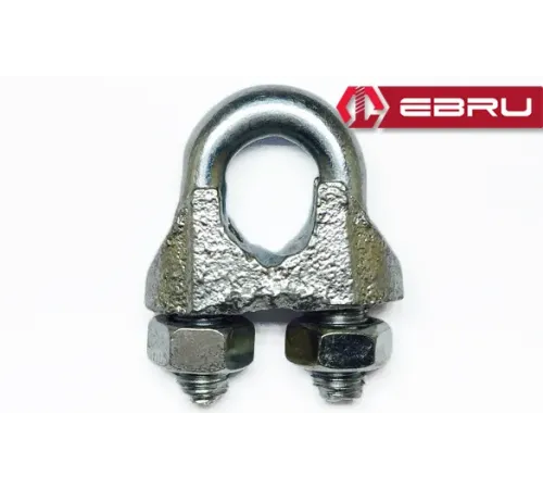 Çelik Halat Bağlama, Düğüm, Klemens 8 mm - 25 Adet