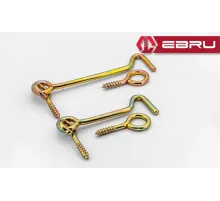 Maymuncuk, Kapı Pencere Halkalı Çengel, Kanca Kilit 140 - 5 Adet