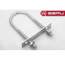 U Civata, Karşılık Demiri + Somunlu - M8x35 - 2 Set