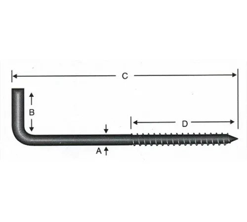 Vidalı Korniş Çivi No:3 - 3,5x30 - 200 Adet