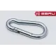 Yaylı Karabina, Çengel, Kanca 4mm - 50 Adet