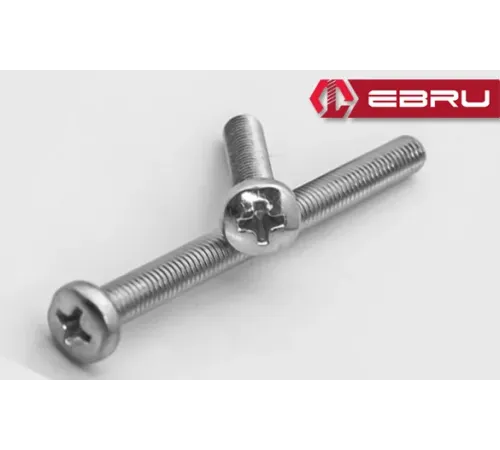 Yuvarlak Yıldız Başlı YSB Civata M5x90 - 100 Adet