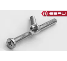 Yuvarlak Yıldız Başlı YSB Civata M6x25 - 100 Adet