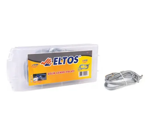 Eltos Çelik Çekme Halatı 6-8 mm 3,5 mt