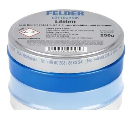 Felder Lötfett Lehim Pastası 250 Gr