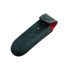 Hakiki Deri Çakı Kılıfı No:5 - 15 cm, Kemerlikli