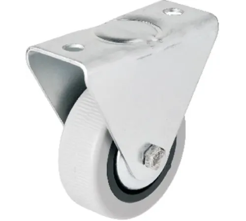 Hts 106 - 50 mm Sabit Kapaklı Gri PVC Teker Hts 106 - 50 mm Sabit Kapaklı Gri PVC Teker