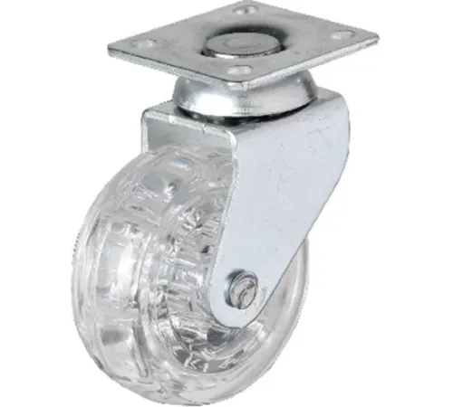 Hts 325 - 50x20 mm Şeffaf Makaralı Tablalı Teker 4 Adet Hts 325 - 50x20 mm Şeffaf Makaralı Tablalı Teker 4 Adet