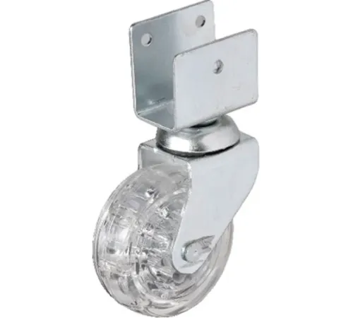 Hts 328 - 50x20 mm Şeffaf Makaralı Kısa U Tablalı Teker 4 Adet Hts 328 - 50x20 mm Şeffaf Makaralı Kısa U Tablalı Teker 4 Adet