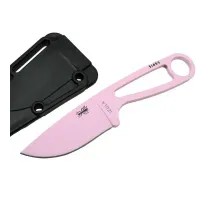 İzula Esee 51455PNK Pembe Kamp Bıçağı 16 cm - Komple Metal, Plastik Kılıflı