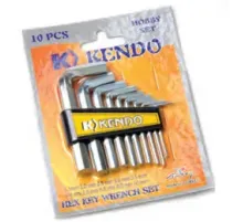 Kendo 6 Köşe Alyan Seti 10 Parça