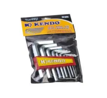 Kendo Poşetli 6 Köşe Alyan Seti 10 Parça