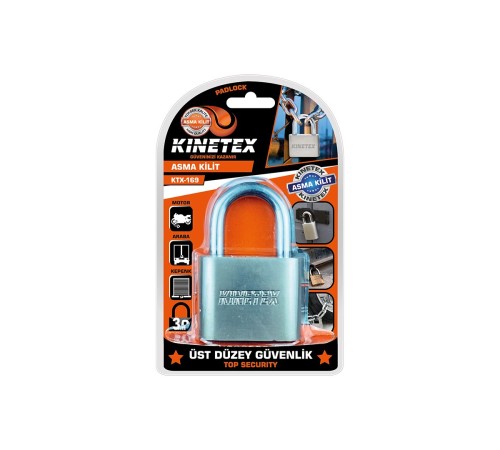 Kinetex 30mm Asma Kilit | Sertleştirilmiş Çelik Kelepçeli Küçük Boy Kilit Kinetex 30mm Asma Kilit | Sertleştirilmiş Çelik Kelepçeli Küçük Boy Kilit
