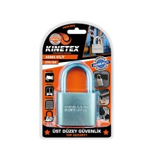 Kinetex 40mm Asma Kilit | Sertleştirilmiş Çelik Kelepçeli Çok Amaçlı Kilit