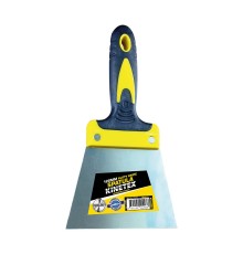 Kinetex 120mm Kauçuk Saplı Spatula | Esnek Çelik Duvar ve Alçı Spatulası