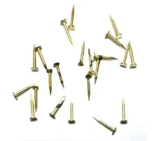 Klips, Menteşe, Ayağı Çivisi 9mm Çelik - Sarı 100gr