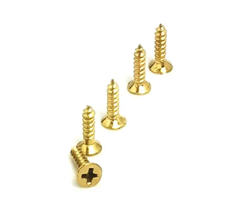 Klips, Menteşe, Ayak, Ağaç, Sunta Vidası 2,2x13 mm - Sarı 100 Adet