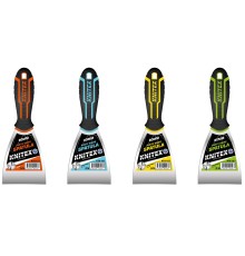 Knitex 80mm Metal Saplı Spatula | Çok Amaçlı Boya Sökme ve Kazıma Aleti