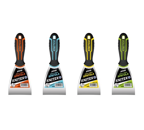 Knitex 80mm Metal Saplı Spatula | Çok Amaçlı Boya Sökme ve Kazıma Aleti